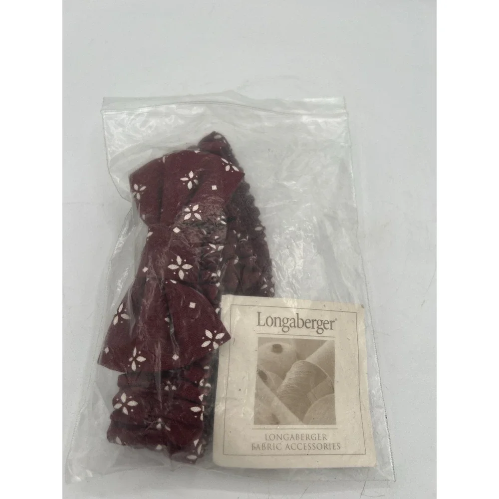 Longaberger Small Basket Garter-‎ Classic Red